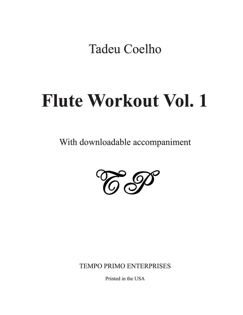 Coelho: Flute Workout Vol. 1 - (book only)
