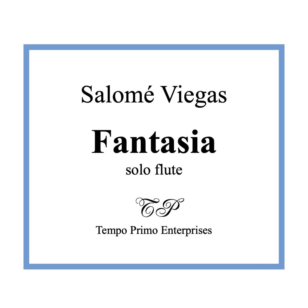 Viegas, Salomé: Fantasia, for solo flute