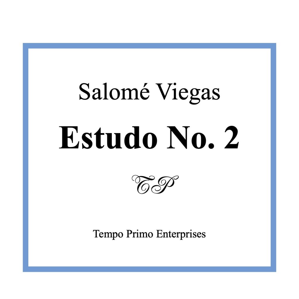 Viegas, Salomé: Estudo N. 2, for solo flute