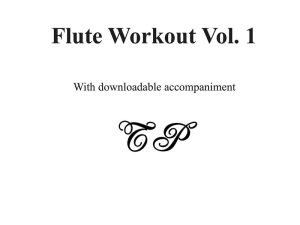 Flute Workout Vol. 1 Album